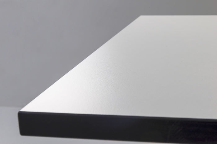 Tenzo Vierkante Bartafel Dine L80 X B80 X H105 Cm - Wit Melamine