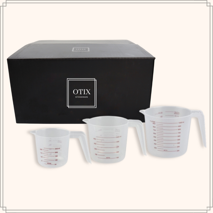 OTIX Maatbeker Set van 3 Kunststof Verschillende Maten