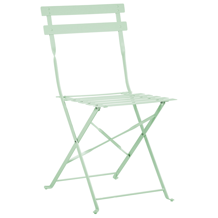 Beliani - FIORI - Bistroset voor 2 - Groen - Staal