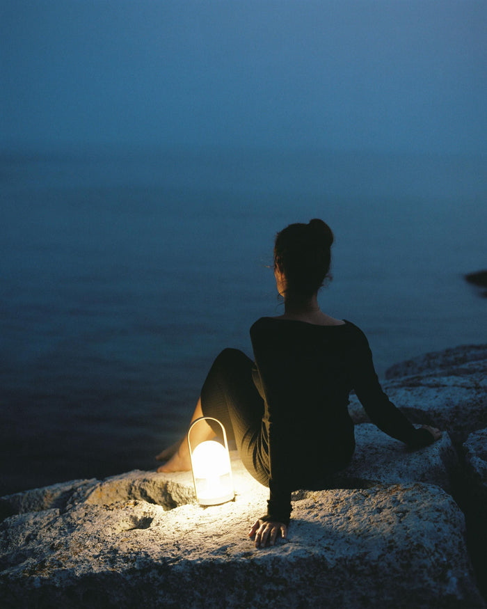 Marset FollowMe tafellamp LED oplaadbaar blauw