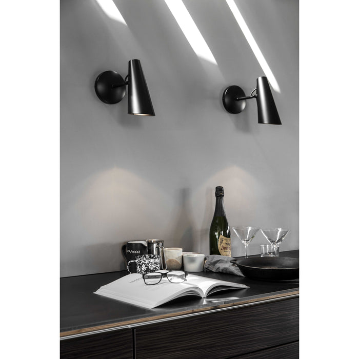 Northern Birdy Short wandlamp zwart