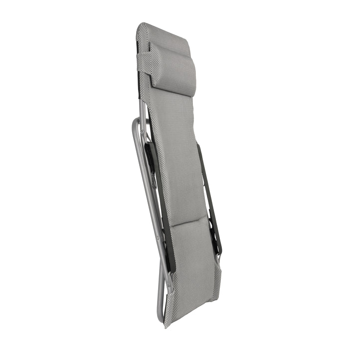 Lafuma Transabed Opvouwbare Ligstoel - Zilver