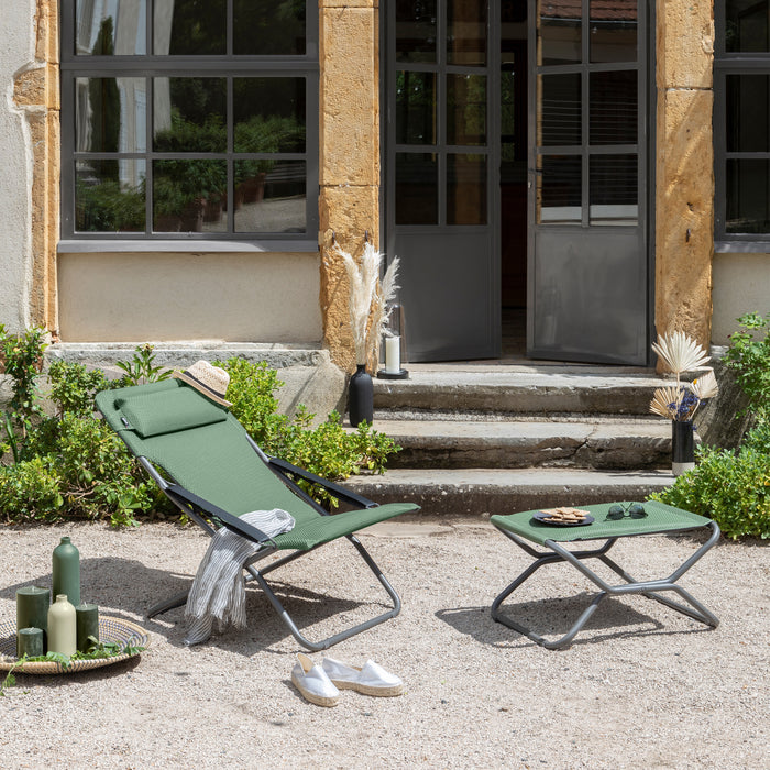 Lafuma Transabed Opvouwbare Ligstoel - Olive