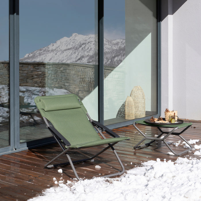 Lafuma Transabed Opvouwbare Ligstoel - Olive