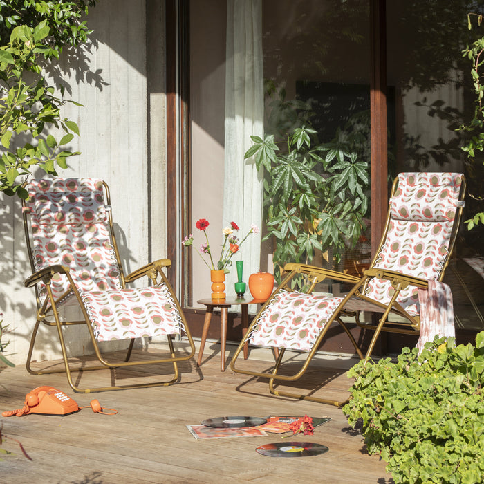 Lafuma RSXA Relaxstoel - Retro Oranje