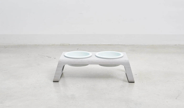 MiaCara Desco hondenvoerbak porselein small wit