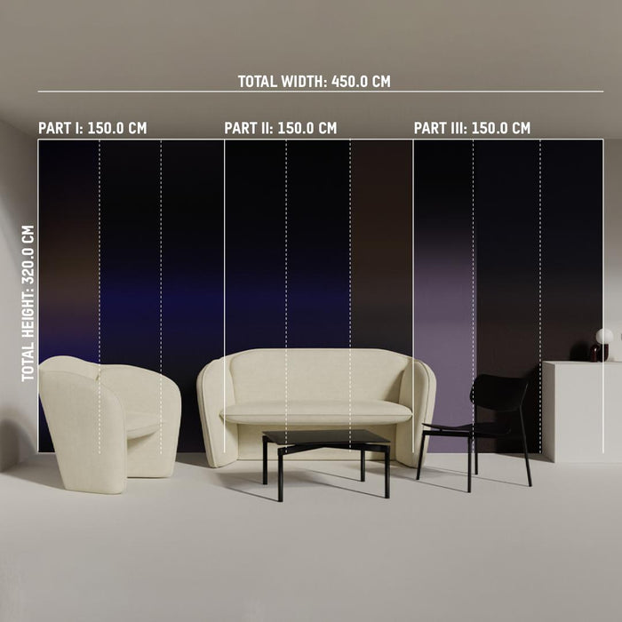 Petite Friture Panorama by Carole Baijings behang Nightfall Part 1