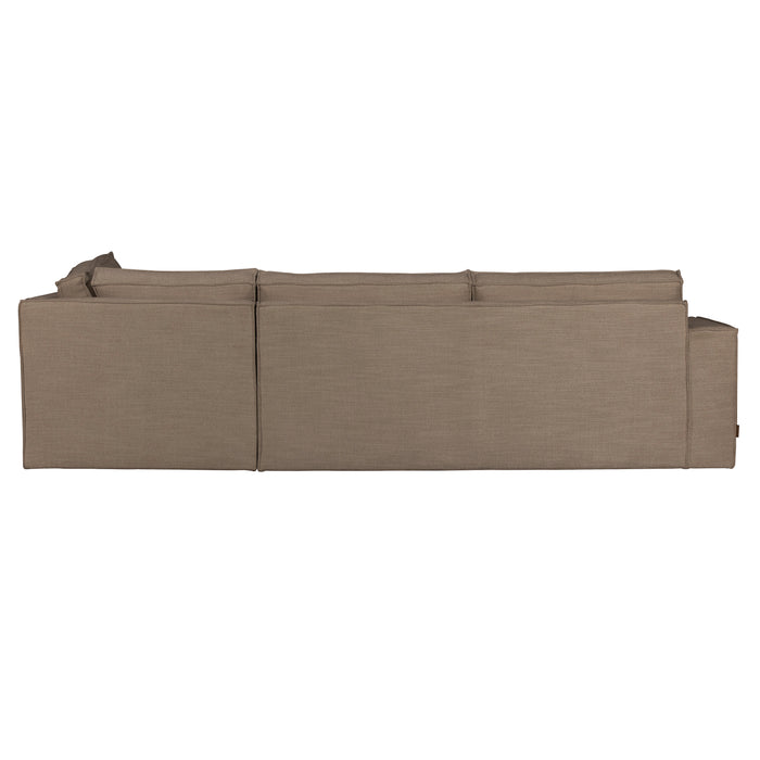 WOOOD Freddie Hoekbank Rechts - Melange Stof - Lever - 90x283x197