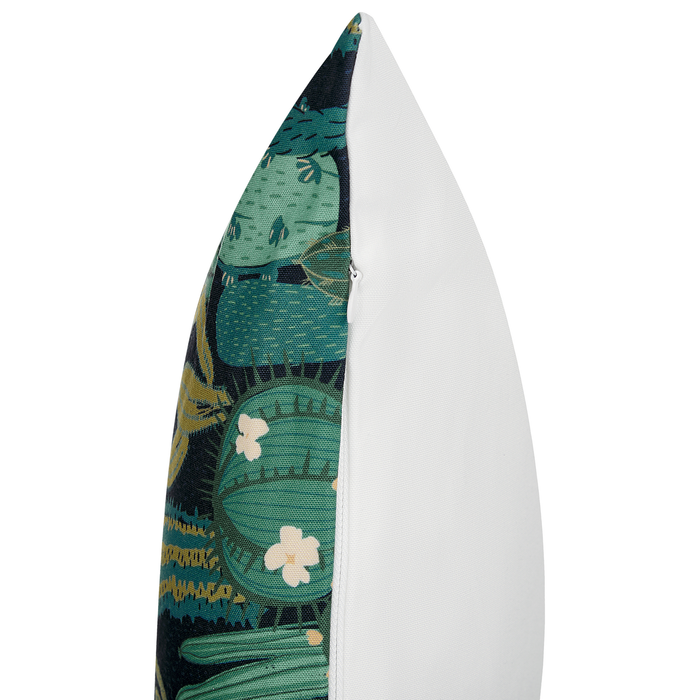 Beliani-VIOZENE-Tuinkussen set van 2-Groen-40 x 60 cm-Polyester