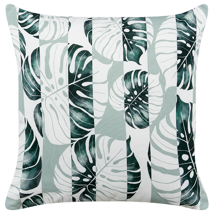 Beliani-TERMINI-Tuinkussen set van 2-Lichtgroen-45 x 45 cm-Polyester