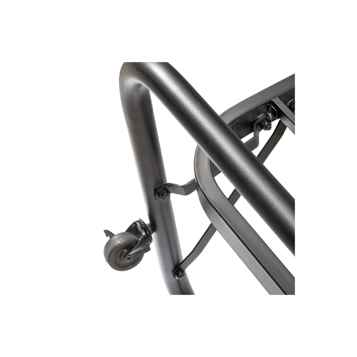 WOOOD Lucy Eenpersoonsbed - Metaal - Zwart - 57x95x206