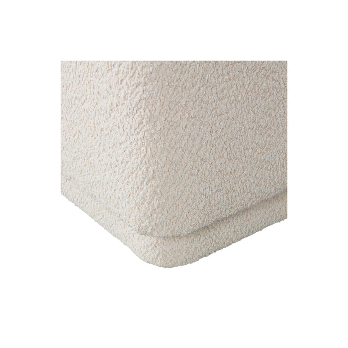 Basiclabel Lus Bankje - Boucle - Off White - 47x90x42