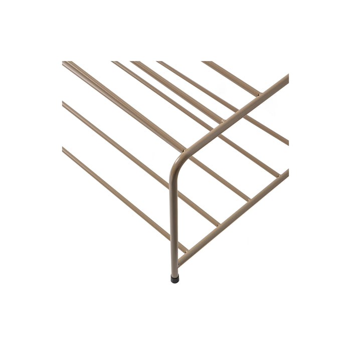 WOOOD Josse Schoenenrek - Metaal - Militair Bruin - 25x80x33