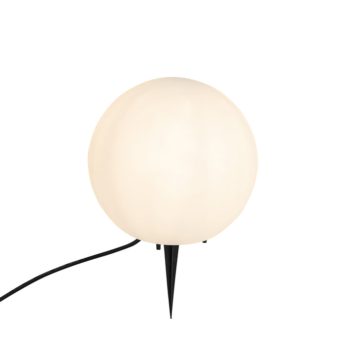 QAZQA Moderne buitenlamp wit 25 cm IP65 - Nura