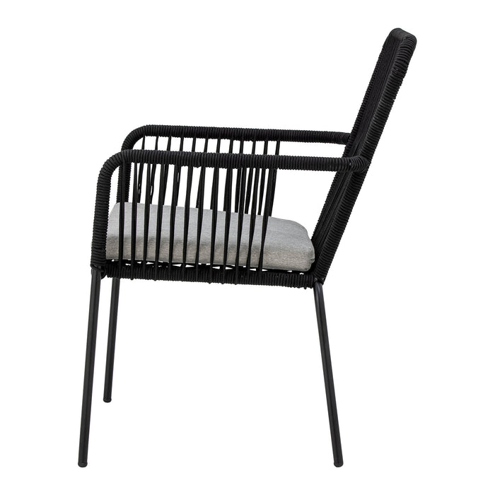 Bloomingville Santino Tuinstoel - Zwart