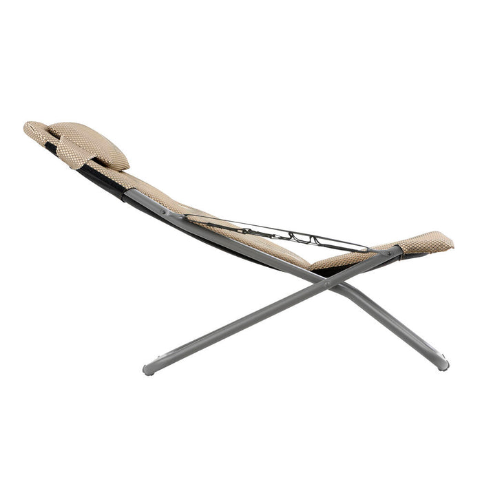 Lafuma Transabed Opvouwbare Ligstoel - Mokka