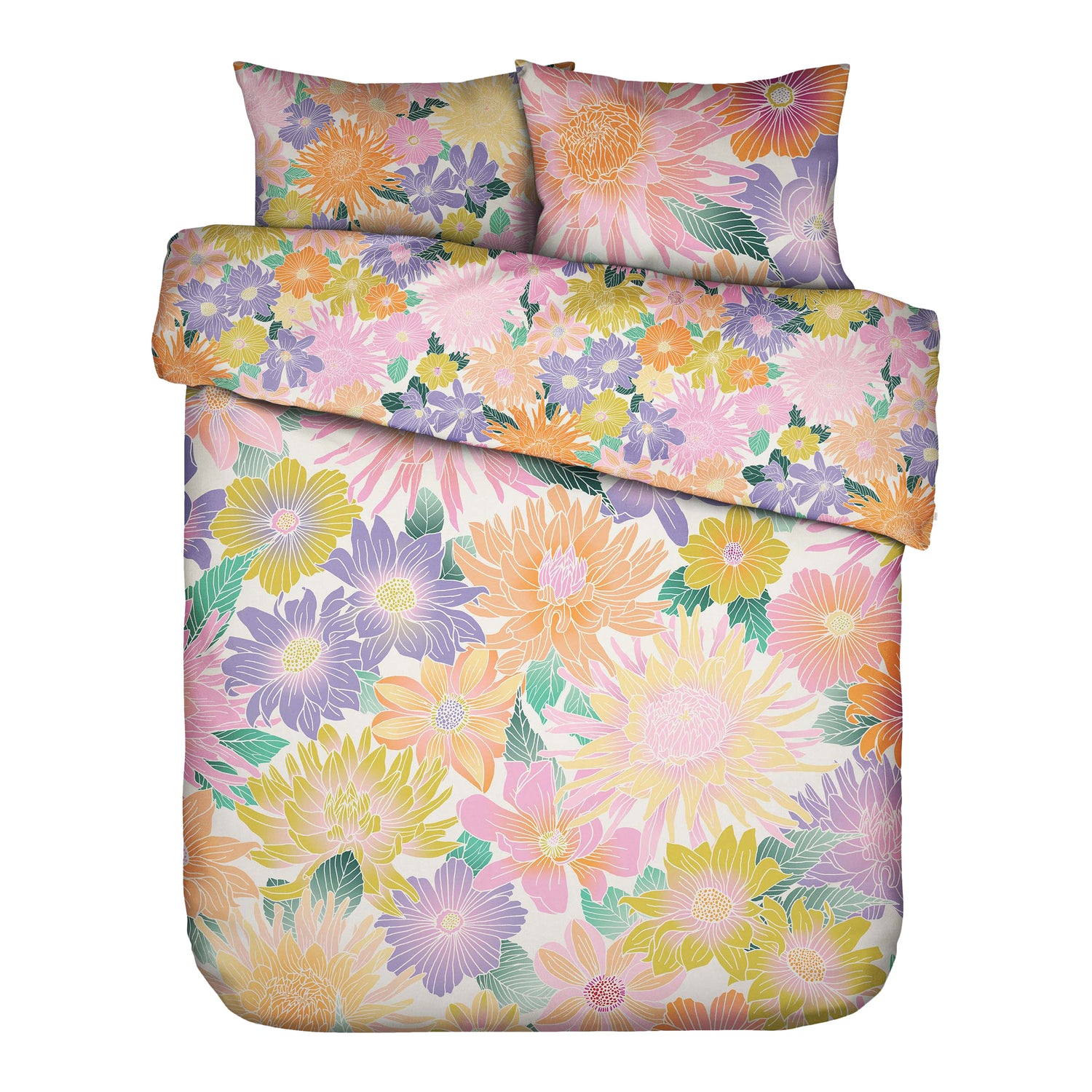 Essenza Flower Fling Dekbedovertrek 200 x 200/220 cm