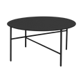 Lisomme Mila metalen tuin salontafel zwart - Ø 70 cm