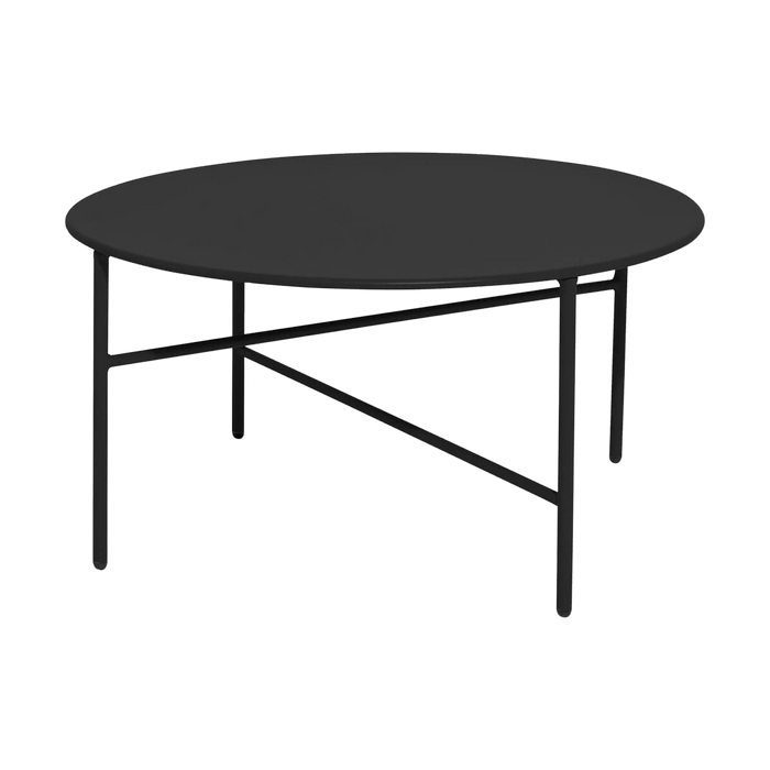 Lisomme Mila metalen tuin salontafel zwart - Ø 70 cm