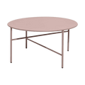 Lisomme Mila metalen tuin bijzettafel roze - Ø 70 cm