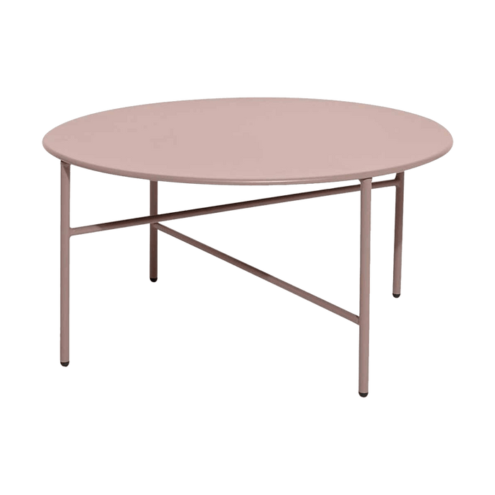 Lisomme Mila metalen tuin bijzettafel roze - Ø 70 cm