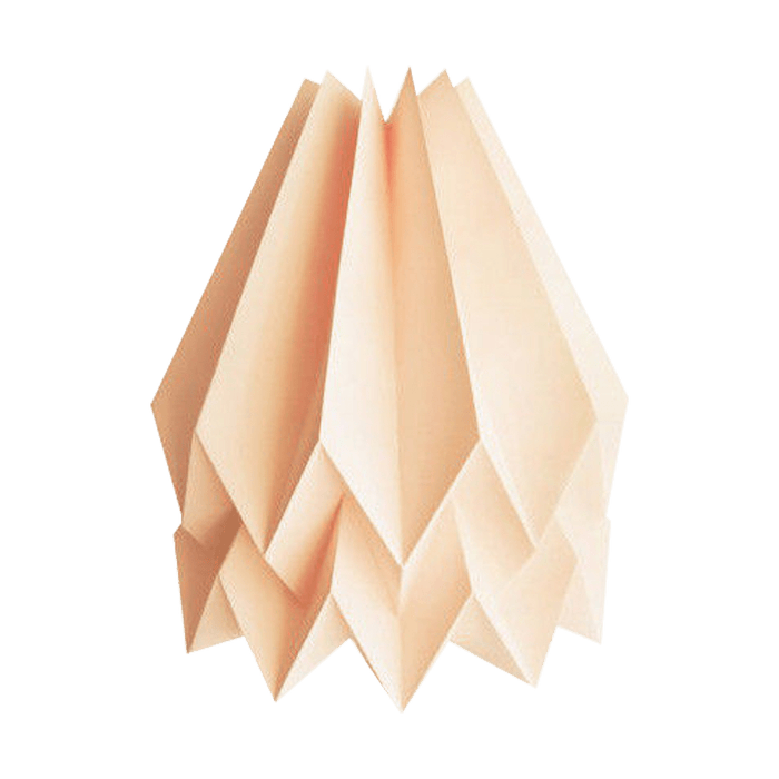 Orikomi Origami papieren lampenkap roze - Ø 30 cm