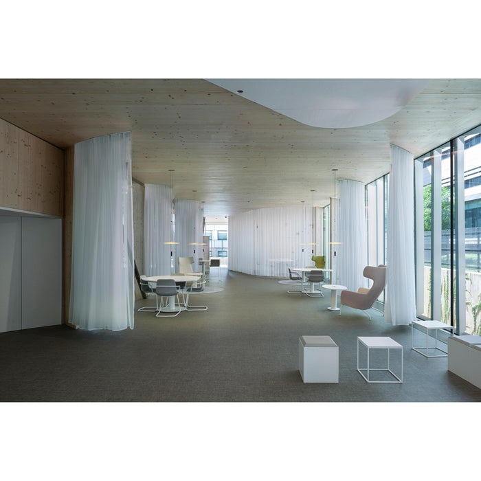 Vibia Flamingo Mini 1590 hanglamp LED Ø45 wit|zwart