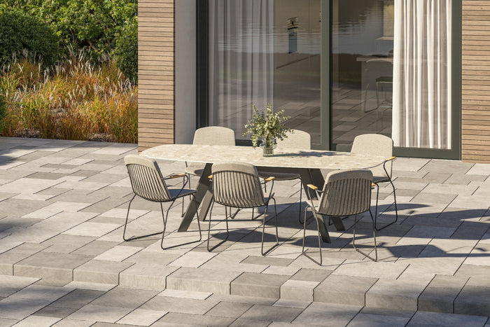 4 Seasons Veneto tuinstoel (1 stuk) - stapelbaar