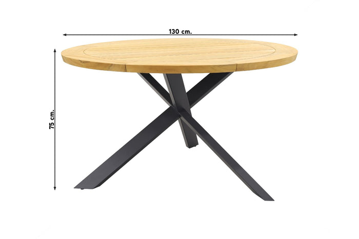 Taste Parma|Prado ronde tuinset - 5-delig - stapelbaar