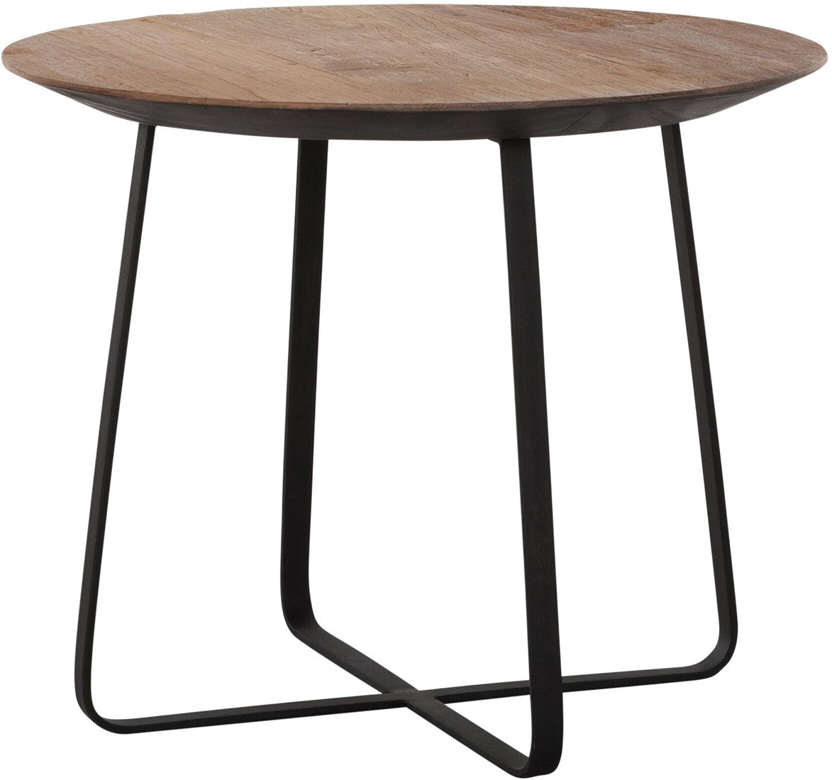 DTP Home Coffee table Neptunes medium NATURAL,40xØ50 cm, recycled t...