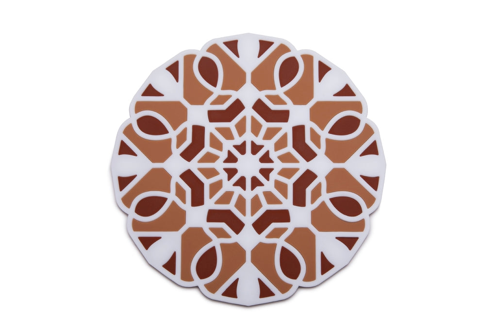 Peleg Design TriveTile - onderzetter - bruin