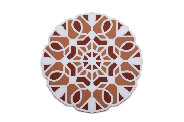 Peleg Design TriveTile - onderzetter - bruin