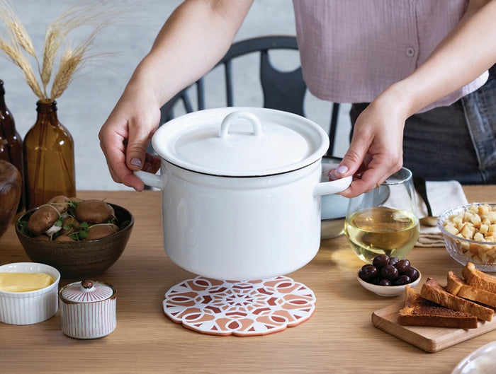 Peleg Design TriveTile - onderzetter - bruin