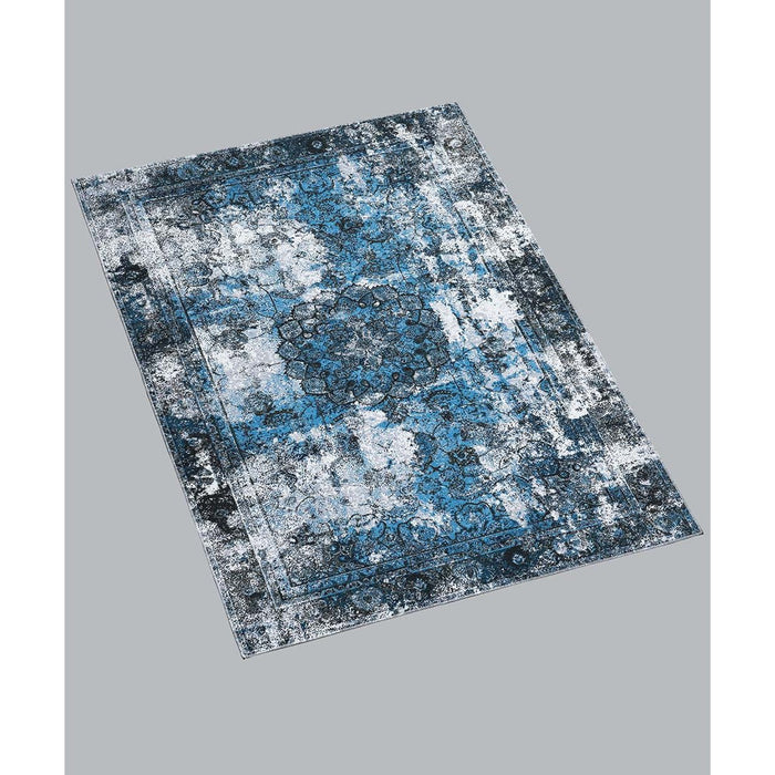 Joy de Vivre Vintage vloerkleed - Nostalgia No.1 - blauw - 140x200 cm