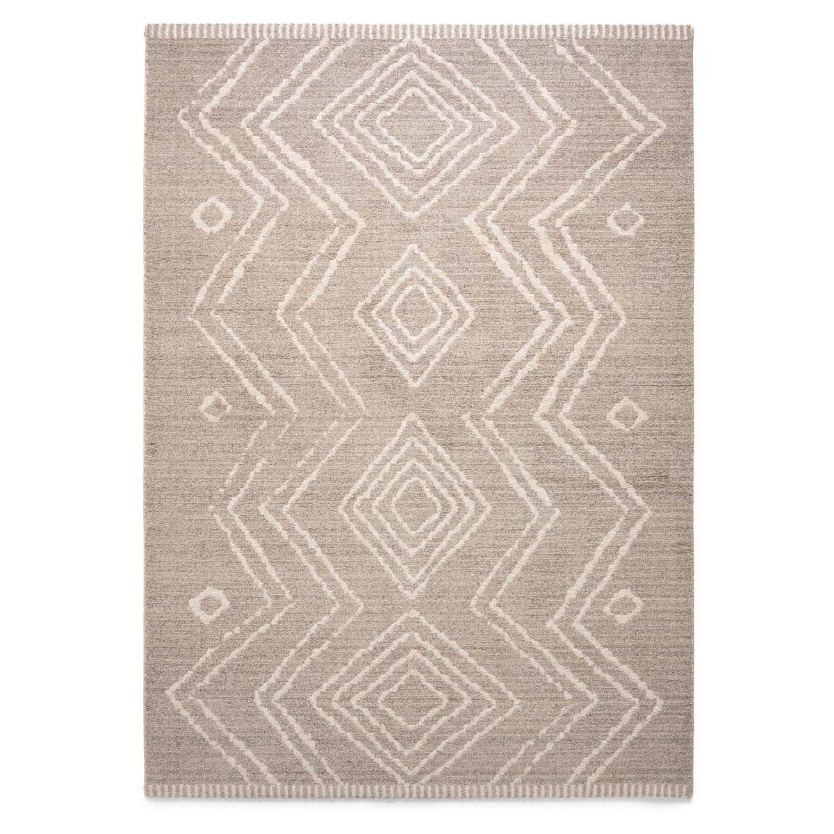 Boho&me Berber vloerkleed Beni Ouarain Bahij - lichtgrijs - 200x300 cm