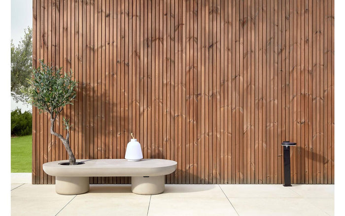 Kave Home - Taimi betonnen salontafel voor buiten Ø 140 x 60 cm