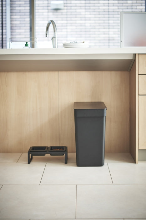 Yamazaki Huisdier Voedselcontainer (12kg) - Tower - Zwart