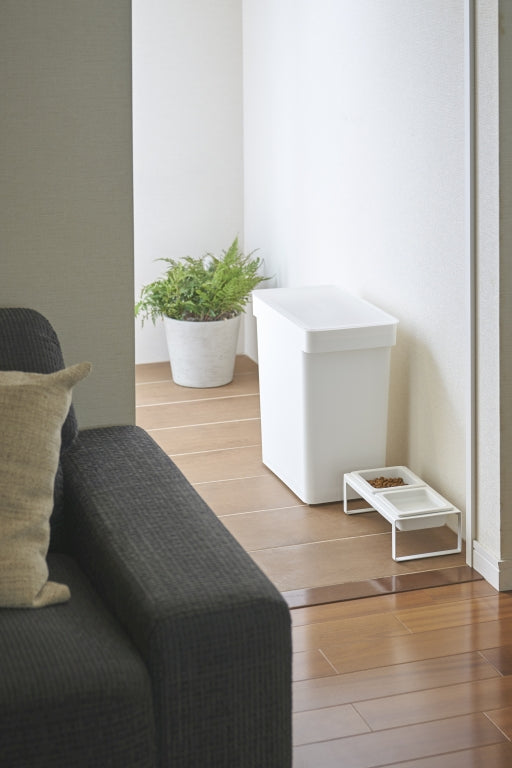 Yamazaki Huisdier Voedselcontainer (12kg) - Tower - Wit