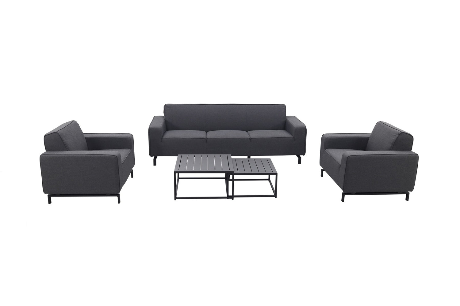 Boavista|Royalty stoel-bank loungeset - Sooty - 5-delig