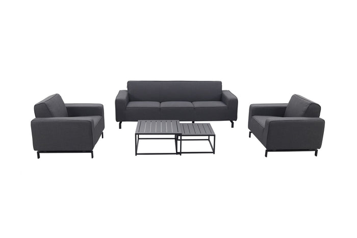Boavista|Royalty stoel-bank loungeset - Sooty - 5-delig