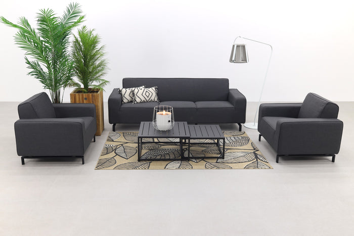 Boavista|Royalty stoel-bank loungeset - Sooty - 5-delig