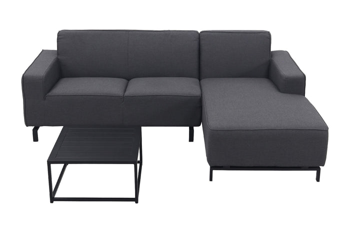 Boavista|Toronto loungeset - Sooty - 3-delig - Links