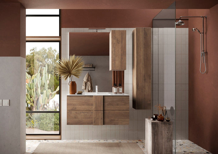 Benvenuto Design Jupiter 80 cm Zwevend Wastafel en Onderkast