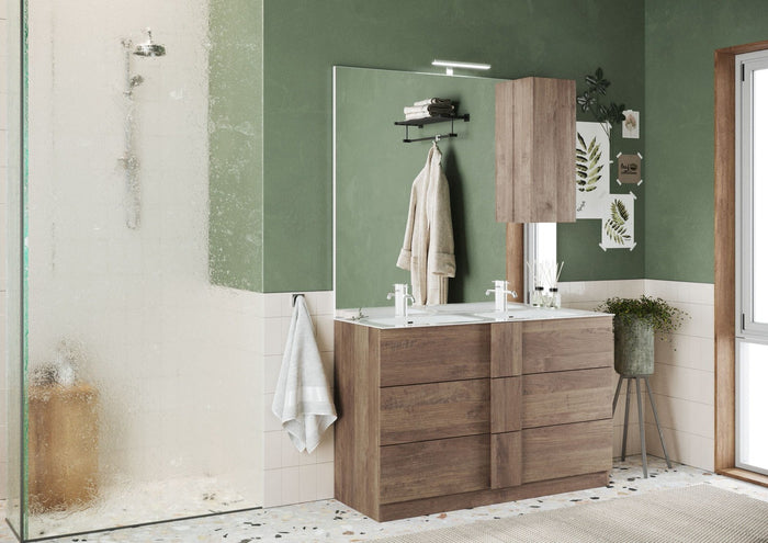 Benvenuto Design Jupiter 120 cm Staand Wastafel en Onderkast