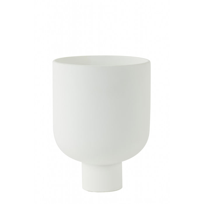 Light & Living Vaas Nukri M - Wit - Keramiek - 17x23x17cm (BxHxD)