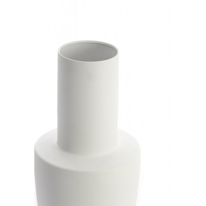 Light & Living Vaas Datuh - Creme|Wit - Metaal - 29x55x29cm (BxHxD)