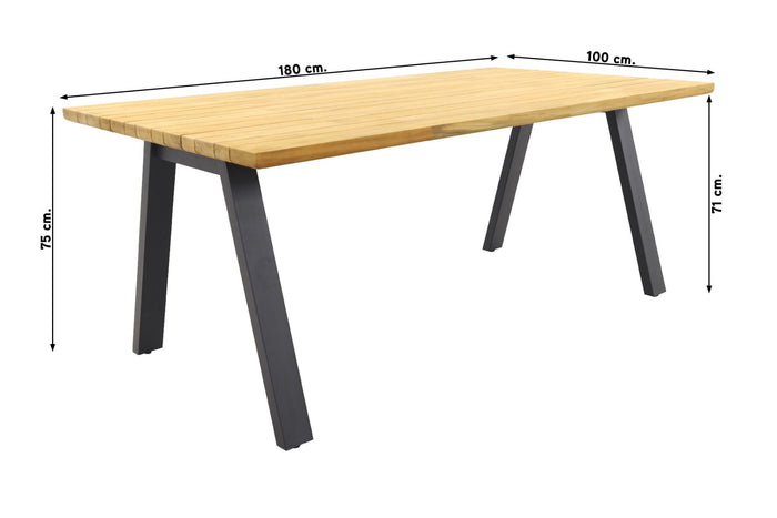 Taste Prego|Ambassador tuinset - 7-delig - 240x100 cm.