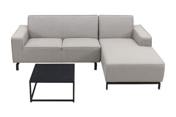 Boavista|Toronto loungeset - Nature Grey - 3-delig - Links