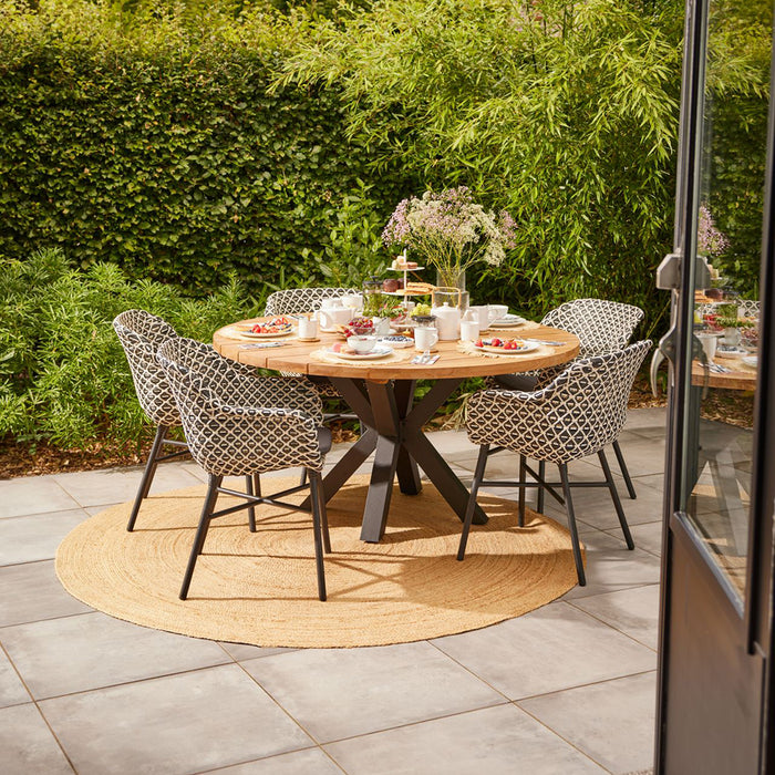 Hartman Stephanie Tuintafel - Ø 150 cm - Zwart