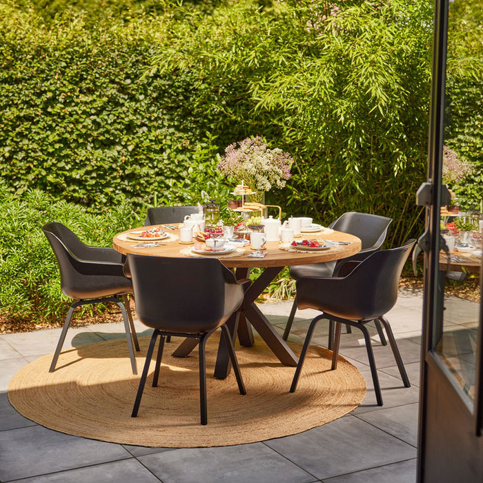 Hartman Stephanie Tuintafel - Ø 150 cm - Zwart